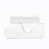 White Queen Cotton Blend Thread Count Washable Duvet Cover Set